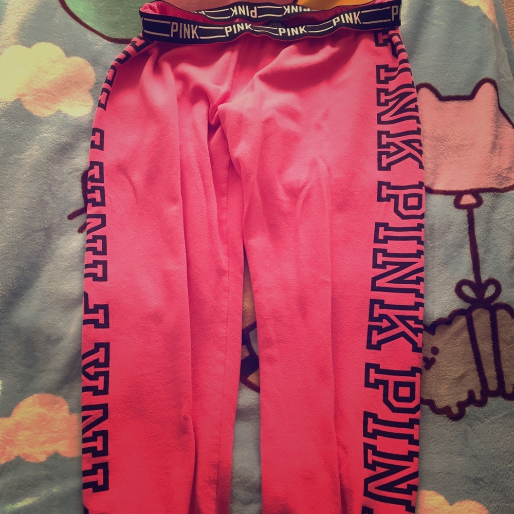 Victoria Secret Pink skinny sweatpants Large